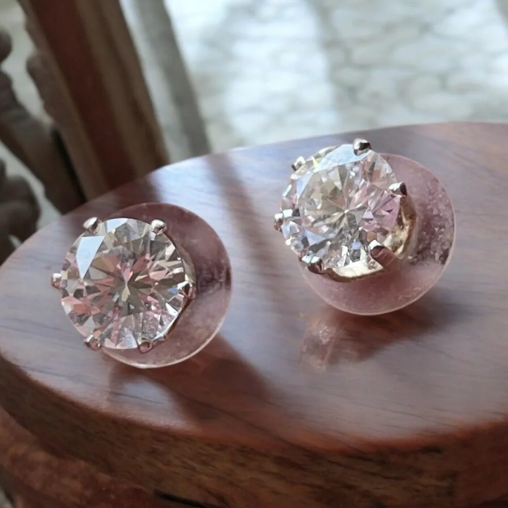 Beautiful CZ Stud Earrings